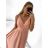 Women's Formal Long Elegant Dress (S/M ONE SIZE) ITALIAN FASHION IM923SILVIA
