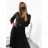 Elegant Long Sleeve Dress Women (S / M.ONE SIZE) ITALIAN FASHION IMM211302