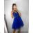 Dress with 3/4-sleeve ladies pocket (uni sl) ITALIAN Fashion IM3181746 S/M Royal blue