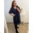 Šaty letní na ramínka dámské (S/M ONE SIZE) ITALSKÁ MÓDA IMPBB22B21841 XL/2XL Royal blue