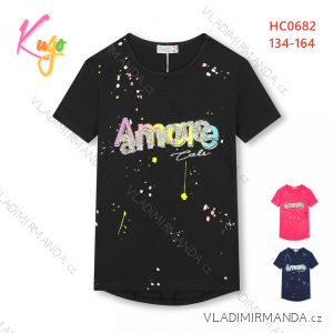 Girls' Short Sleeve T-Shirt (134-164) KUGO SC0368