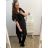 Women's Long Knitted Turtleneck Short Sleeve Dress (S/M ONE SIZE) ITALIAN FASHION IMM22FD51751 XL/2XL Royal blue
