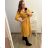 Women's Short Sleeve Shirt Dress (S / M ONE SIZE) ITALIAN FASHION IM422633