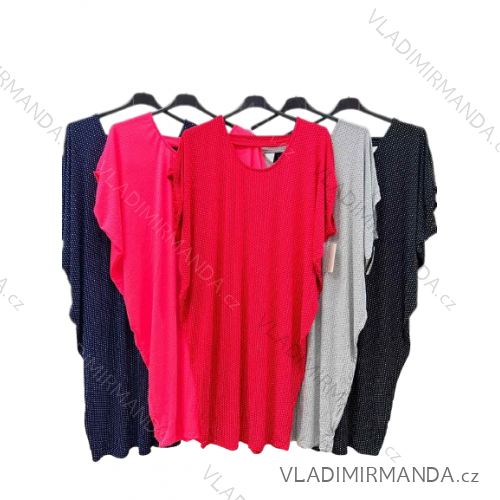 Shirt extended 3/4 long sleeve women's (L/XL/2XL ONE SIZE) ITALIAN FASHION IM423025