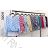 Women's Long Sleeve Stripe Tunic/Blouse (S/M ONE SIZE) ITALIAN FASHION IMM23FS32011