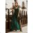 Women's Long Elegant Party Sleeveless Dress (34-42) POLISH FASHION PMLBC232231-13 Green 34