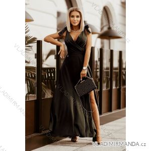 Women's Plus Size (42-46) Long Elegant Party Sleeveless Dress POLISH FASHION PMLBC23265-10