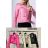 Women's Long Sleeve Leather Jacket (S-XL) ITALIAN FASHION IMM23MS228058