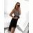 Women's elegant strapless dress (S/M/L ONE SIZE) ITALIAN FASHION IM623ADRIANA