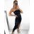 Women's Long Elegant Carmen Dress (S/M ONE SIZE) ITALIAN FASHION IMPBB23A3826
