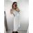 Elegant mini strapless dress for women (S / M ONE SIZE) ITALIAN FASHION IMWD221538 S/M white