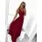 Women's long party dress with straps (S/M ONE SIZE) ITALIAN FASHION IMPSH2261102/DUsv. pink