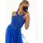 Women's elegant party long sleeveless dress (S/M ONE SIZE) ITALIAN FASHION IMM2219805/DUkr. blue