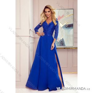 Elegant Lace Long 3/4 Sleeve Dress (S-2XL) ITALIAN FASHION NMC-309-2/DU