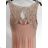 Women's long party dress with straps (S/M ONE SIZE) ITALIAN FASHION IMPSH2261102/DUsv. pink