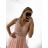 Women's long party dress with straps (S/M ONE SIZE) ITALIAN FASHION IMPSH2261102/DUsv. pink