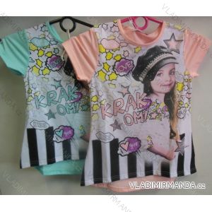 T-shirt short sleeve for girls Girls (98-128) GLASS BEAR C-8946
