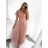 Šaty letní na ramínka dámské (S/M ONE SIZE) ITALSKÁ MÓDA IMPBB22B21841 white S / M