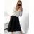 Women's Medium Length Skirt (S/M ONE SIZE) ITALIAN FASHION IMM23HG4911