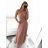 Šaty letní na ramínka dámské (S/M ONE SIZE) ITALSKÁ MÓDA IMPBB22B21841 S/M Wine