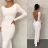 Women's Elegant Long Sleeve Dress (S/M ONE SIZE) ITALIAN FASHION IMPGM232649