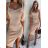 Women's elegant strapless dress (S/M ONE SIZE) ITALIAN FASHION IMPGM23015