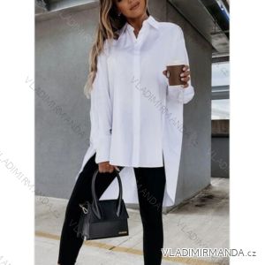 Women's Long Sleeve Extended Shirt (S/M ONE SIZE) ITALIAN FASHION IMPLM236993