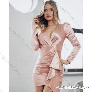 Women's Elegant Long Sleeve Dress (S/M ONE SIZE) ITALIAN FASHION IMPBB23B20866