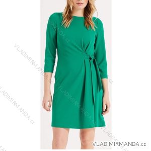 Dress Elegant 3/4 Long Sleeve Women's Plus Size (2XL/3XL ONE SIZE) ITALIAN FASHION IMWT23230