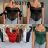Women's Strappy Crop Top (S/M ONE SIZE) ITALIAN FASHION IMWE23235