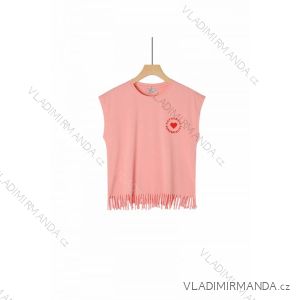 Sleeveless t-shirt teen girls (134-164) GLO STORY GLO23GPO-P8318