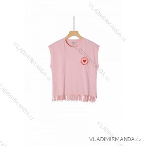 Sleeveless t-shirt teen girls (134-164) GLO STORY GLO23GPO-P8320