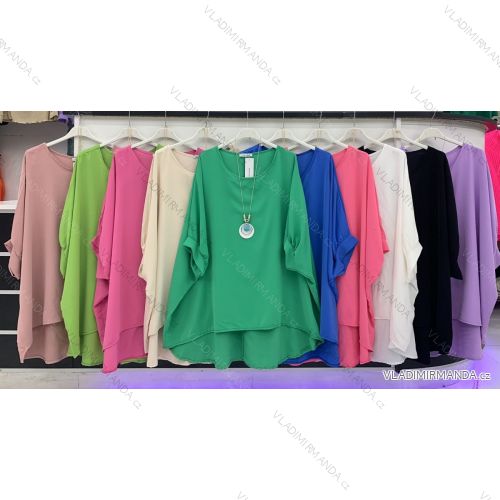 Women's long sleeve shirt tunic (S / M ONE SIZE) ITALIAN FASHION IMWA221096