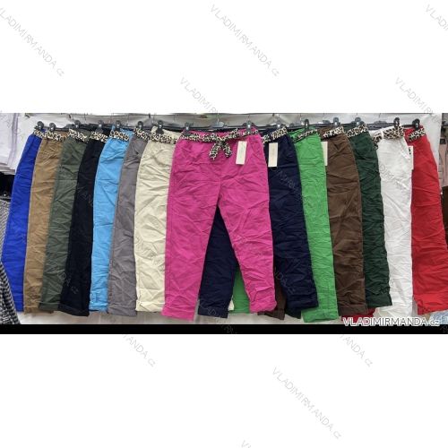 Women's long summer pants (S / M ONE SIZE) ITALIAN FASHION IMWG222474