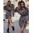Women's Elegant Long Sleeve Dress (S/M ONE SIZE) ITALIAN FASHION IMWGB23301
