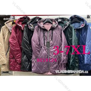 Women's Plus Size Spring Hooded Jacket (3XL-7XL) POLISH FASHION PMLB23B218126