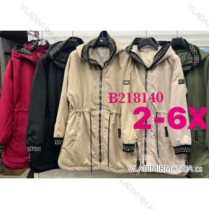 Women's Plus Size Spring Hooded Jacket (2XL-6XL) POLISH FASHION PMLB23B218140