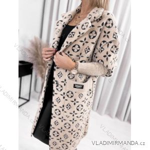 Women's alpaca coat (S/M ONE SIZE) POLISH FASHION PMLB23334