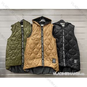 Women's Sleeveless Hooded Vest (S/M ONE SIZE) ITALIAN FASHION IMWGS23350