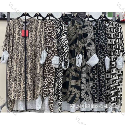 Women's Oversize Long Sleeve Dress (S/M ONE SIZE) ITALIAN FASHION IMWB23193