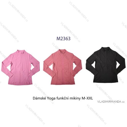 Functional women's yoga sweatshirt (M-2XL) WOLF M2363