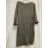 Šaty klasik bavlněné dlouhý rukáv dámské (M/L ONE SIZE) ITALSKÁ MÓDA IMD22787 Wine M / L