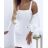 Women's Long Sleeve Strap Dress and Sweater Set (S/M ONE SIZE) ITALIAN FASHION IMPOC237210y