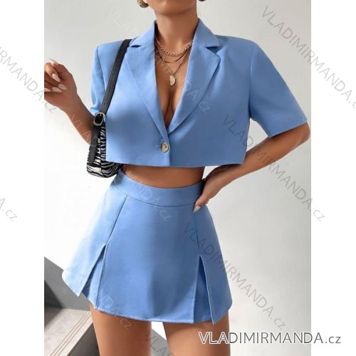Women's Elegant Belt Long Sleeve Dress (S/M ONE SIZE) ITALIAN FASHION IMM23UN6139