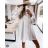 Women's Long Sleeve Shirt Dress (S/M ONE SIZE) ITALIAN FASHION IMPOC236210