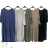 Dress elegant with belt 3/4 long sleeve women's plus size (XL/2XL ONE SIZE) ITALIAN FASHION IMC22517