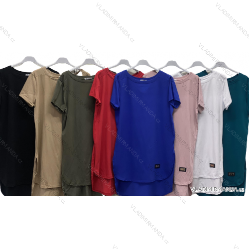 Women's Plus Size Long Sleeve Short Sleeve Tunic (XL/2XL ONE SIZE) ITALIAN FASHION IMC23137