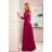 Šaty elegantní carmen bez rukávu dámské (S/M ONE SIZE) ITALSKÁ MÓDA IMPOC237185 Wine XXL