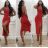 Women's elegant evening dress with straps (S/M ONE SIZE) ITALIAN FASHION IMPLP2375150105
