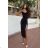 Women's elegant evening dress with straps (S/M ONE SIZE) ITALIAN FASHION IMPLP2375150105